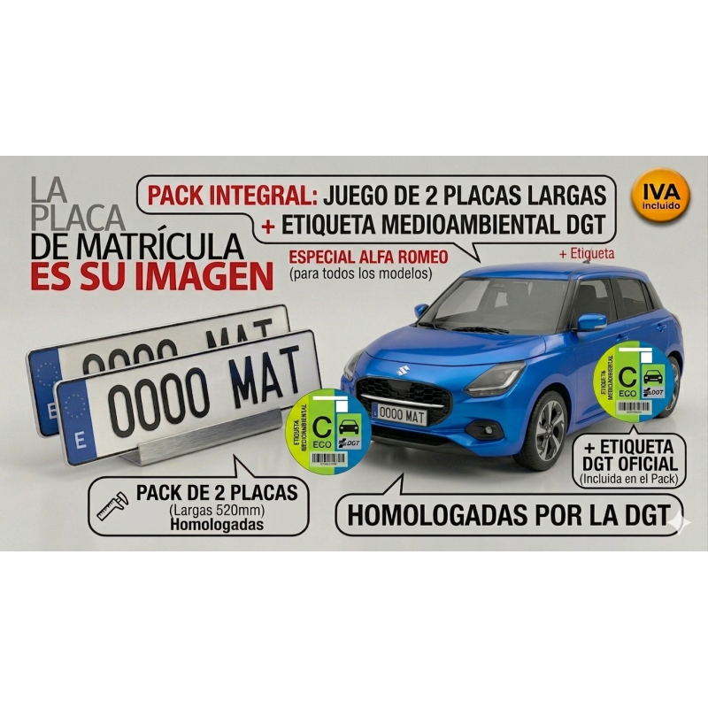 MATRICULAS CON ETIQUETAS MEDIOAMBIENTAL