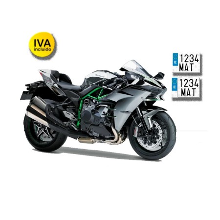 Comprar Matrícula de moto Homologada Online